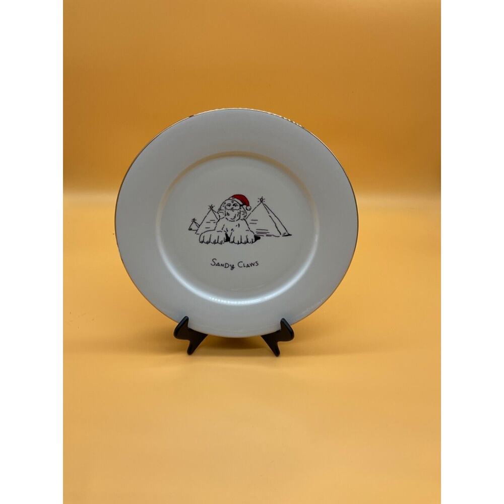 1999 Merry Masterpieces Dayton Hudson "Sandy Claws" Christmas‎ VTG 1st Ed Plate